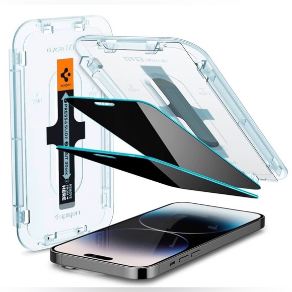 Spigen Other - NWT SPIGEN TEMPERED GLASS PRIVACY SCREEN PROTECTORS - FOR iPHONE 14 PRO - 2 PACK
